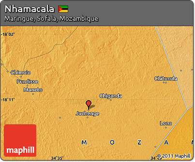 Political Map of Nhamacala