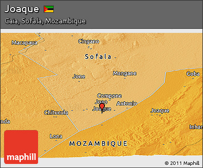 Political Panoramic Map of Joaque