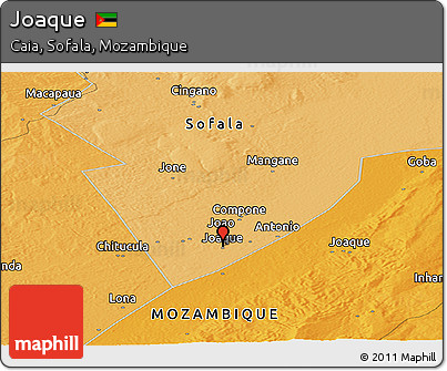 Political Panoramic Map of Joaque