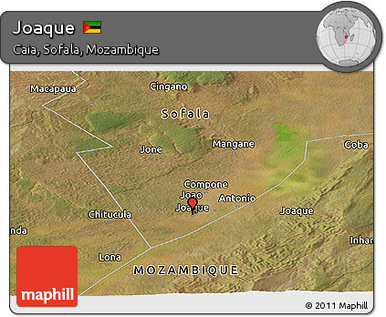 Satellite Panoramic Map of Joaque