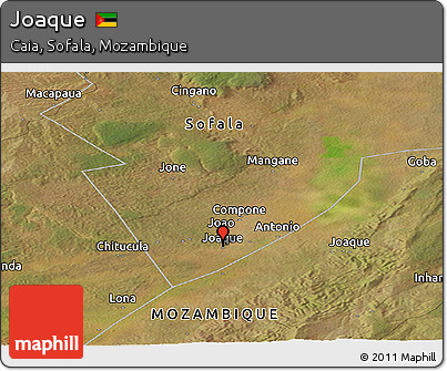 Satellite Panoramic Map of Joaque