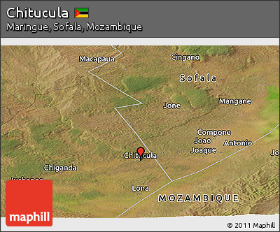 Satellite Panoramic Map of Chitucula