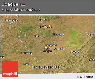 Satellite Panoramic Map of Joaque