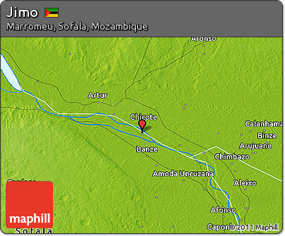 Physical 3D Map of Jimo