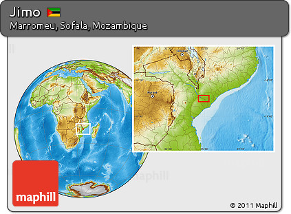 Physical Location Map of Jimo