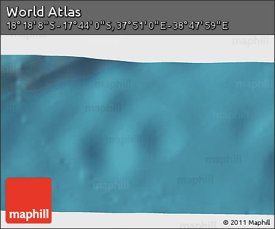 Satellite 3D Map of the Area around 18° 1' 4" S, 38° 19' 30" E