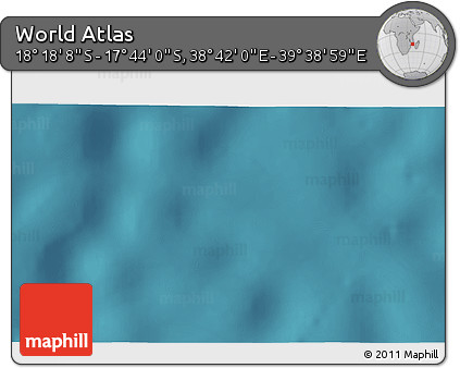 Satellite 3D Map of the Area around 18° 1' 4" S, 39° 10' 29" E