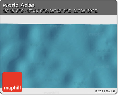 Satellite 3D Map of the Area around 18° 1' 4" S, 39° 10' 29" E