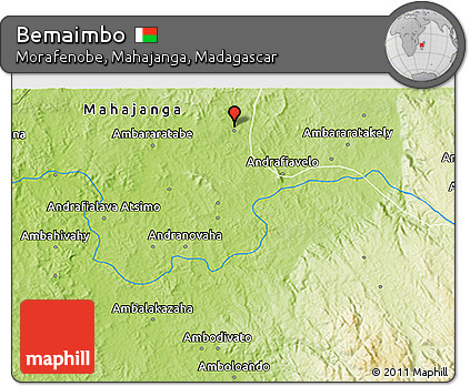 Physical 3D Map of Bemaimbo