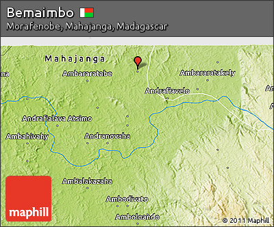 Physical 3D Map of Bemaimbo