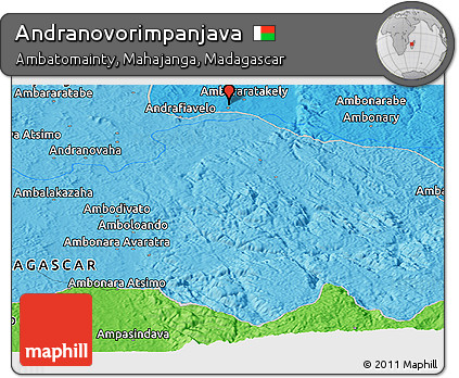 Political Panoramic Map of Andranovorimpanjava