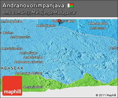 Political Panoramic Map of Andranovorimpanjava