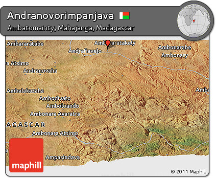Satellite Panoramic Map of Andranovorimpanjava