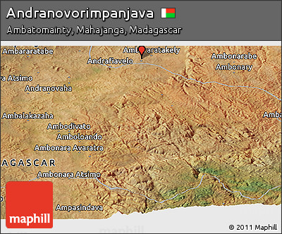 Satellite Panoramic Map of Andranovorimpanjava