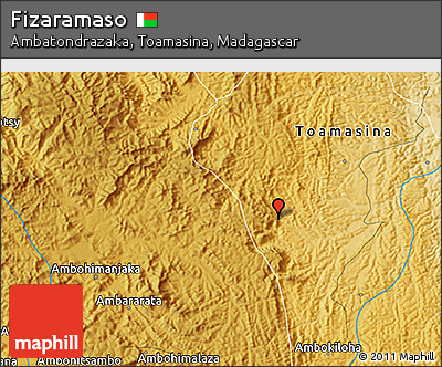 Physical 3D Map of Fizaramaso