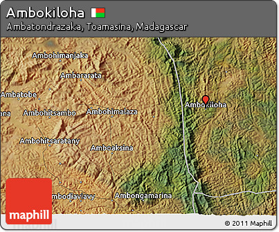Satellite 3D Map of Ambokiloha