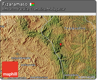 Satellite 3D Map of Fizaramaso
