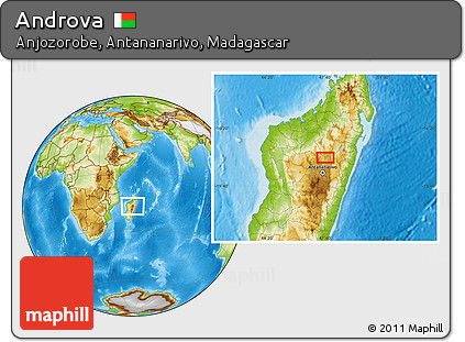 Physical Location Map of Androva