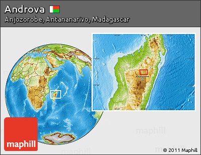 Physical Location Map of Androva