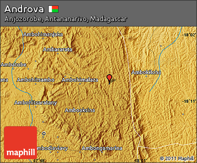 Physical Map of Androva