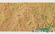 Satellite 3D Map of the area around 18° 1' 4" S, 49° 13' 30" W
