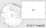 Blank Location Map of the area around 18° 1' 4" S, 4° 10' 30" W
