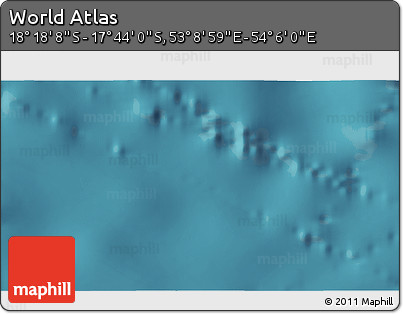Satellite 3D Map of the Area around 18° 1' 4" S, 53° 37' 30" E