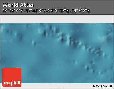 Satellite 3D Map of the Area around 18° 1' 4" S, 53° 37' 30" E