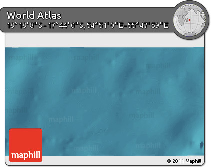 Satellite 3D Map of the Area around 18° 1' 4" S, 55° 19' 30" E