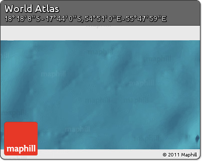Satellite 3D Map of the Area around 18° 1' 4" S, 55° 19' 30" E