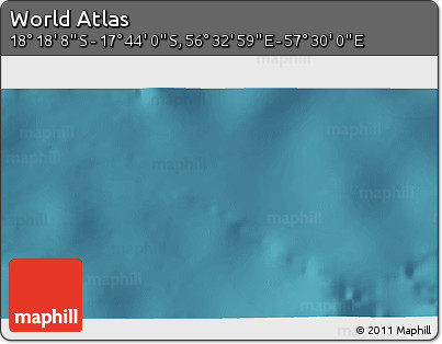 Satellite 3D Map of the Area around 18° 1' 4" S, 57° 1' 29" E