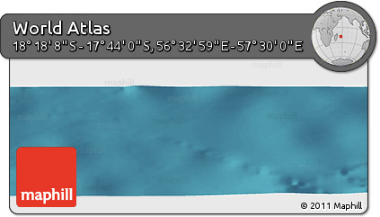 Satellite Panoramic Map of the Area around 18° 1' 4" S, 57° 1' 29" E