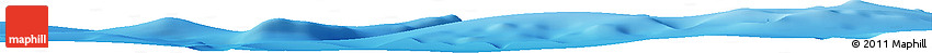 Shaded Relief Horizon Map of the Area around 18° 1' 4" S, 64° 40' 30" E