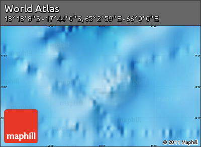 Physical Map of the Area around 18° 1' 4" S, 65° 31' 30" E