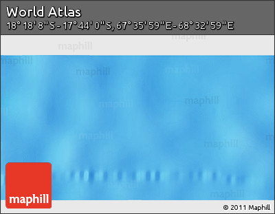 Physical 3D Map of the Area around 18° 1' 4" S, 68° 4' 29" E