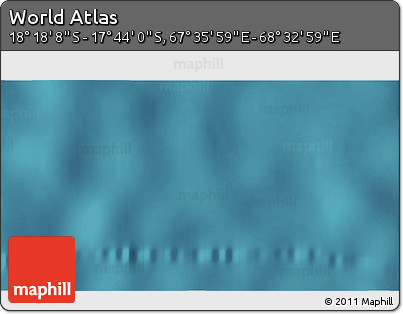 Satellite 3D Map of the Area around 18° 1' 4" S, 68° 4' 29" E