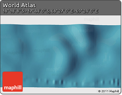 Satellite 3D Map of the Area around 18° 1' 4" S, 68° 55' 30" E