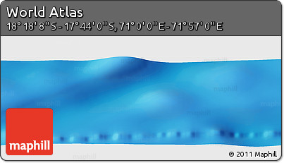 Physical Panoramic Map of the Area around 18° 1' 4" S, 71° 28' 29" E