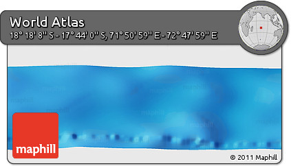 Physical Panoramic Map of the Area around 18° 1' 4" S, 72° 19' 29" E