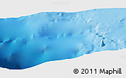 Shaded Relief Panoramic Map of the area around 18° 1' 4" S, 72° 10' 30" W