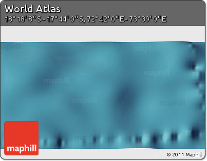 Satellite 3D Map of the Area around 18° 1' 4" S, 73° 10' 30" E
