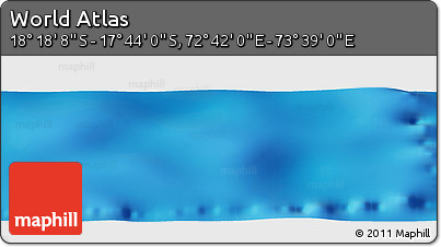 Physical Panoramic Map of the Area around 18° 1' 4" S, 73° 10' 30" E