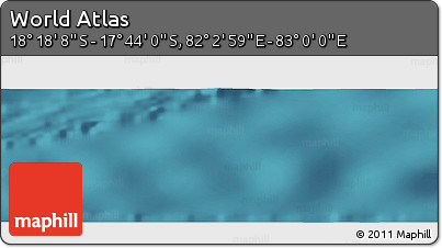 Satellite Panoramic Map of the Area around 18° 1' 4" S, 82° 31' 30" E