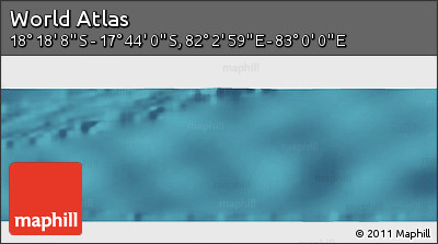 Satellite Panoramic Map of the Area around 18° 1' 4" S, 82° 31' 30" E