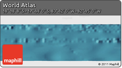 Satellite Panoramic Map of the Area around 18° 1' 4" S, 83° 13' 29" W