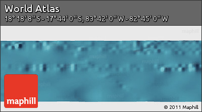 Satellite Panoramic Map of the Area around 18° 1' 4" S, 83° 13' 29" W