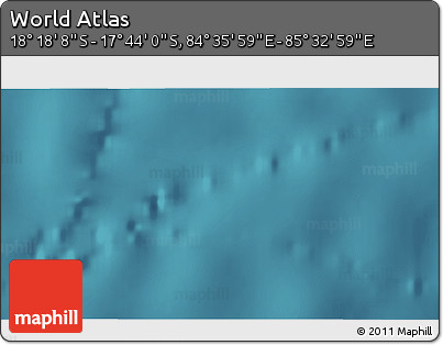 Satellite 3D Map of the Area around 18° 1' 4" S, 85° 4' 29" E