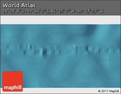 Satellite 3D Map of the Area around 18° 1' 4" S, 85° 46' 30" W