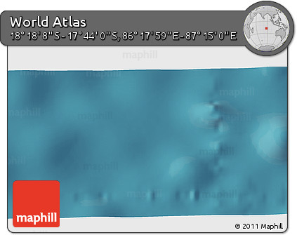 Satellite 3D Map of the Area around 18° 1' 4" S, 86° 46' 30" E
