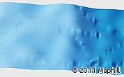 Physical 3D Map of the area around 18° 1' 4" S, 88° 28' 29" E
